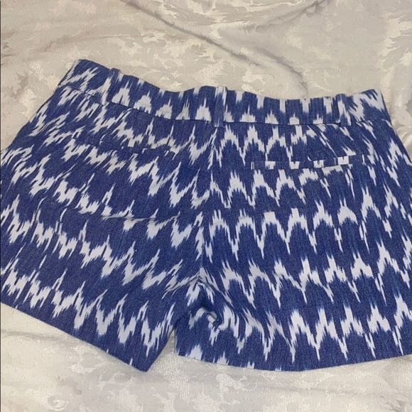 🎀 J Crew women’s zig zag Ikat shorts size 4 - Picture 5 of 11